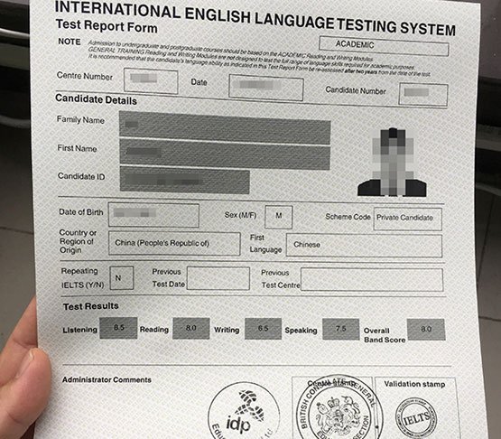 You can buy IELTS certificate with no exams